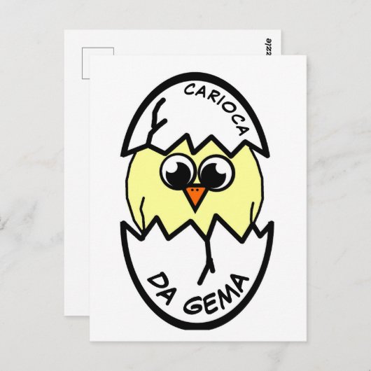 Carte Postale Carioca da Gema (Devant / Derrière)