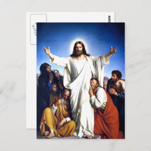 Carte Postale Carl Bloch, Christus Colsulator (Devant / Derrière)