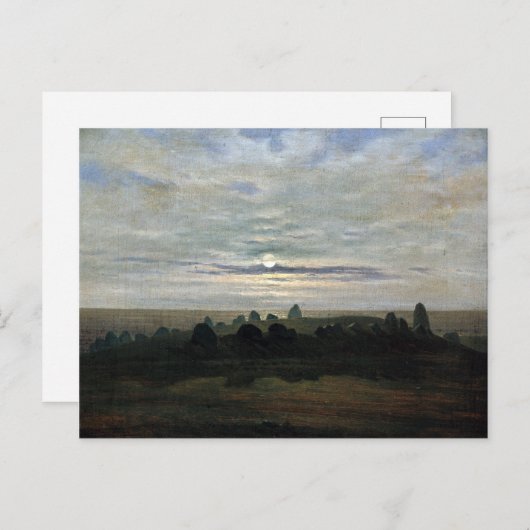 Carte Postale Carl Gustav Carus Stone Age Mound (Devant / Derrière)