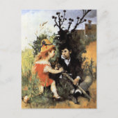 Carte Postale Carl Larsson artwork, Clair Obscur,  (Devant)