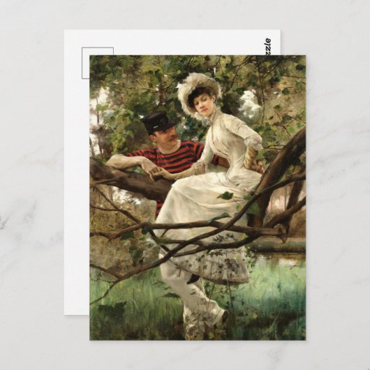 Carte Postale Carl Larsson - Idyll, (Devant / Derrière)