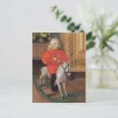 Carte Postale Carl Larsson Murre Boy à cheval à bascule (Debout devant)