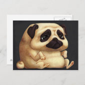 Carte postale carlin (Devant / Derrière)