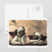 Carte Postale Carlin angélique Cherub cadeaux (Devant / Derrière)