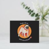 Carte Postale Carlin d'amour (Debout devant)