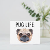 Carte Postale Carlin Design Chien unique (Debout devant)