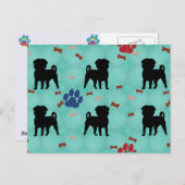 Carte Postale Carlin d'ombre (Devant / Derrière)