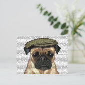 Carte Postale Carlin en Casquette plat (Debout devant)