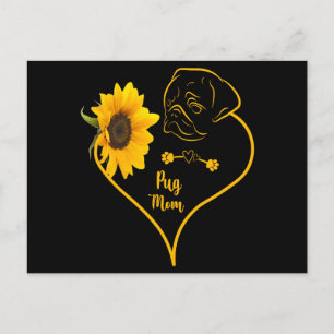 Carte Postale Carlin Maman Avec Tournesol Carlin Amateurs Fête d