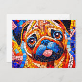 Carte Postale Carlin Mosaïque (Devant / Derrière)