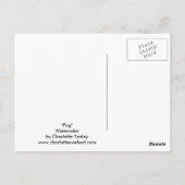 Carte postale carlin Original Chien Art (Dos)