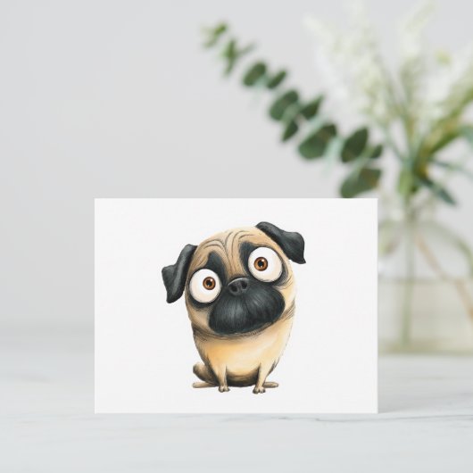 Carte Postale Carlin ridicule (Debout devant)