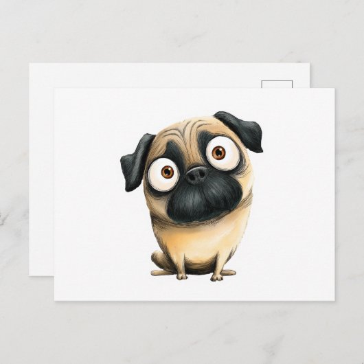 Carte Postale Carlin ridicule (Devant / Derrière)