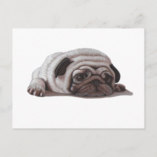 Carte Postale Carlin triste (Devant)
