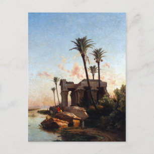 Carte Postale Carlos de Haes Paysage égyptien