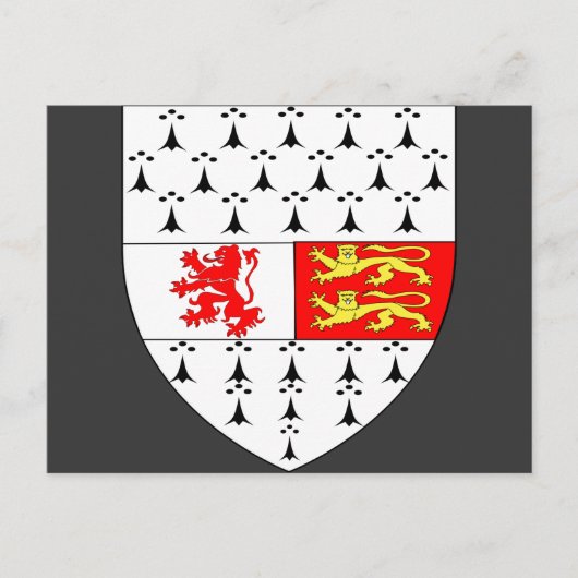 Carte Postale Carlow County Crest, Irlande (Devant)