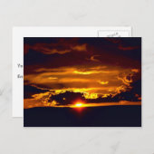 Carte Postale Carlsbad Cavernes Parc national Sunset (Devant / Derrière)