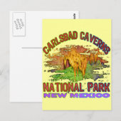 Carte Postale Carlsbad Caverns National Park, Nouveau-Mexique (Devant / Derrière)