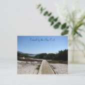 Carte Postale Carmel-by-the-Sea, CA - Chemin vers l'océan (Debout devant)