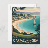 Carte postale Carmel-by-the-Sea California (Devant / Derrière)