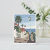 Carte Postale Carmel, CA - Accueil le long de la côte (Debout devant)