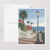 Carte Postale Carmel, CA - Accueil le long de la côte (Devant / Derrière)