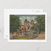 Carte Postale Carmel, CA - Mission San Carlos De Borromeo (Devant / Derrière)