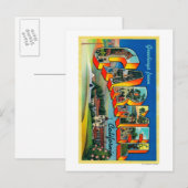 Carte Postale Carmel, Californie - Scènes de grandes lettres (Devant / Derrière)