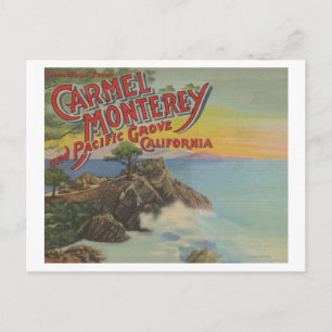 Carte Postale Carmel, Monterey & Pacific Grove, CA - Bienvenue