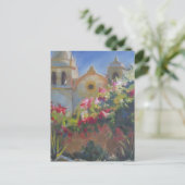 Carte Postale Carmel Spanish Mission California Garden (Debout devant)