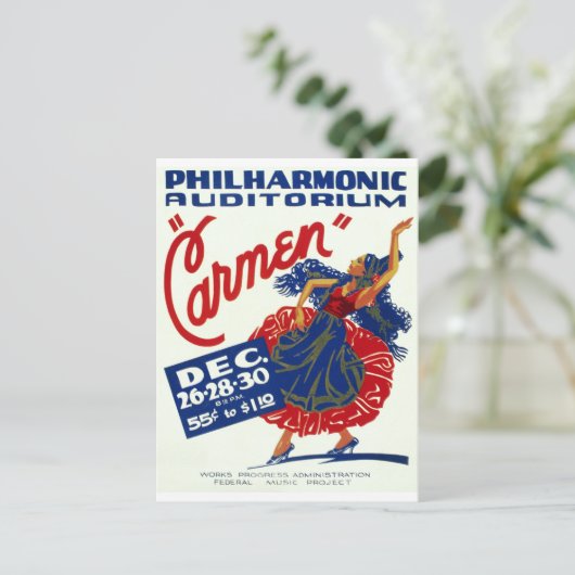 Carte Postale Carmen (Debout devant)