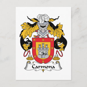 Carte Postale Carmona Family Crest