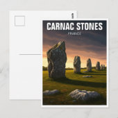Carte Postale Carnac Stones France Travel (Devant / Derrière)