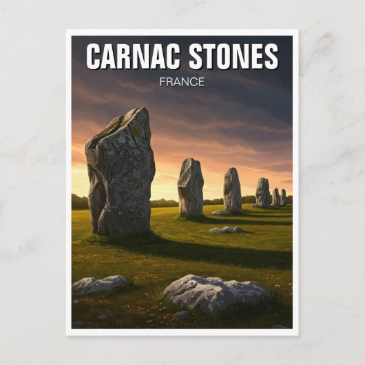 Carte Postale Carnac Stones France Travel (Devant)