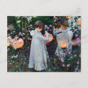 Carte Postale Carnation Lily Lily Rose John Sargent Fine Art