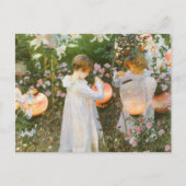 Carte Postale Carnation, Lily, Lily, Rose Par John Singer Sargen (Devant)