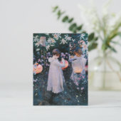 Carte Postale Carnation, Lily, Lily, Rose Par John Singer Sargen (Debout devant)