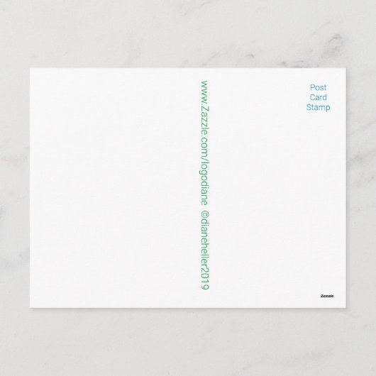 Carte postale Carnations blanches (Dos)