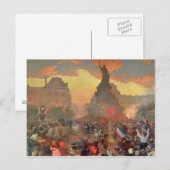 Carte Postale Carnaval à Paris en l'honneur du Russe (Devant / Derrière)