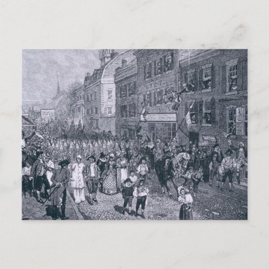 Carte Postale Carnaval à Philadelphie (Devant)