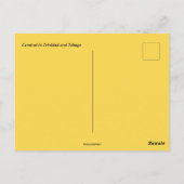 Carte Postale Carnaval à Trinité-et-Tobago (Dos)