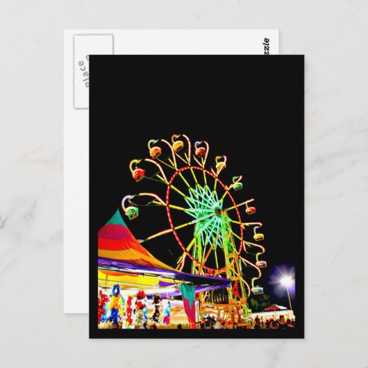 Carte postale-Carnaval/Amusement-25 (Devant / Derrière)