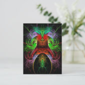Carte postale Carnaval Art Abstrait (Debout devant)