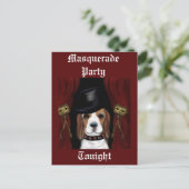 CARTE POSTALE CARNAVAL BEAGLE (Debout devant)