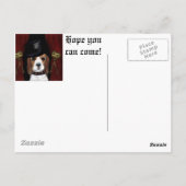 CARTE POSTALE CARNAVAL BEAGLE (Dos)