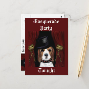 CARTE POSTALE CARNAVAL BEAGLE