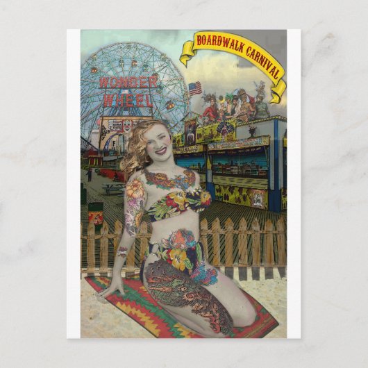 Carte Postale Carnaval de Boardwalk (Devant)