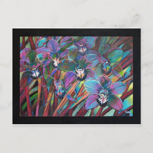 Carte Postale Carnaval de Cymbidium 2 (Devant)