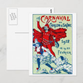 Carte Postale Carnaval de France 1912 (Devant / Derrière)