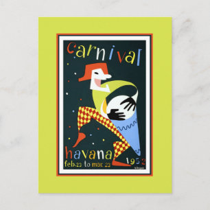 Carte Postale Carnaval de La Havane 1952